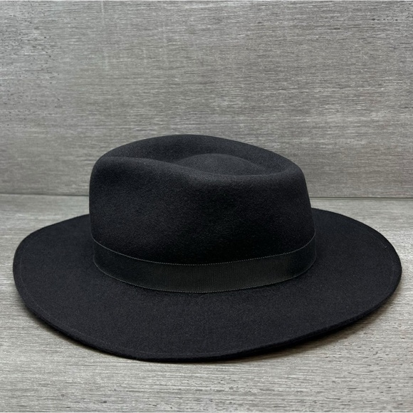 Peruvian Connection Women’s Western Hat Black Fur Felt EUC - Picture 5 of 9